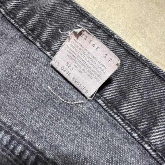 Vintage 90s Levi’s White Tab Taper Fit Made USA Denim Jeans 36 X 30 Stone Wash - Picture 8 of 12